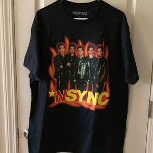 New *NSYNC Flame Tee